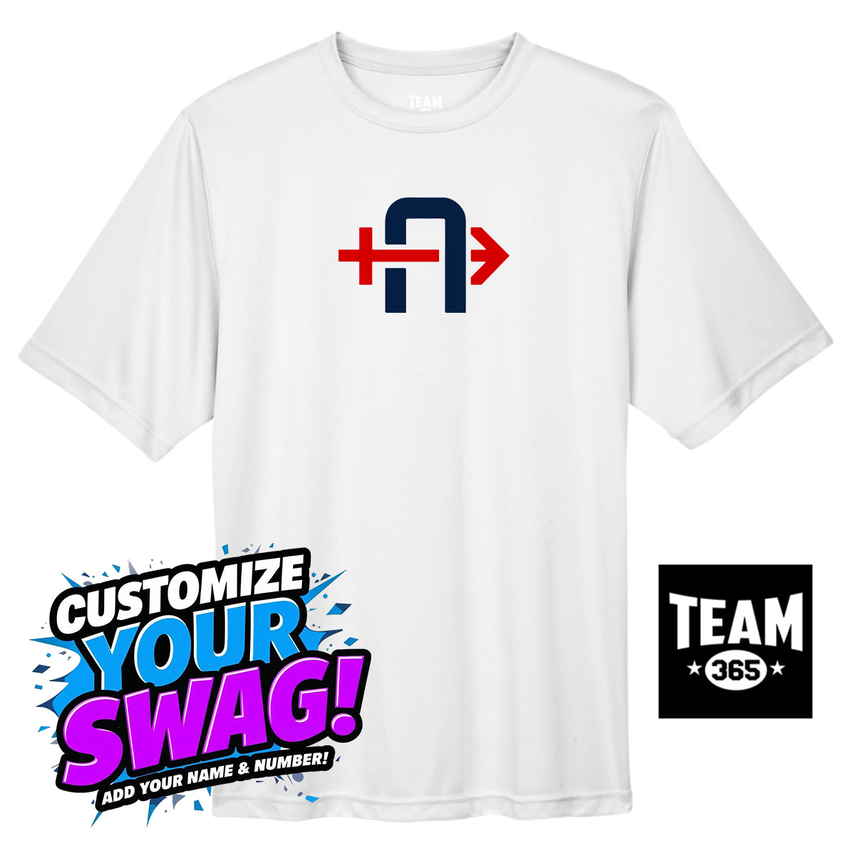 Team 365 Youth & Men's Zone Performance T-Shirt - Arrows Baseball