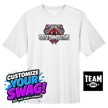 Team 365 Youth & Men's Zone Performance T-Shirt - Black Creek Cottonmouths