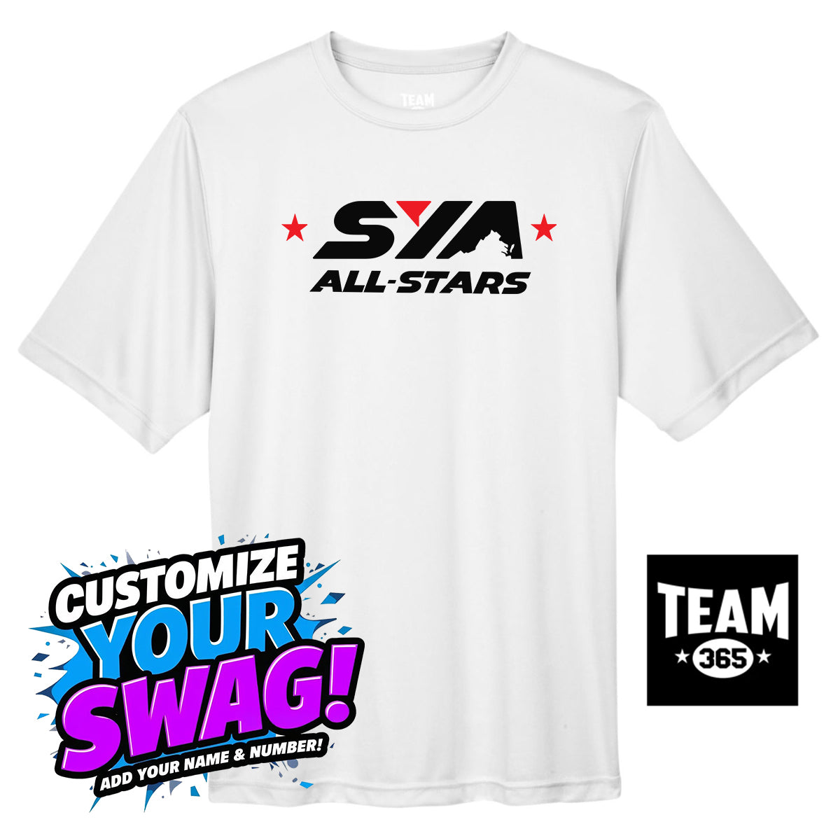 Team 365 Youth & Men's Zone Performance T-Shirt - SYA All-Stars