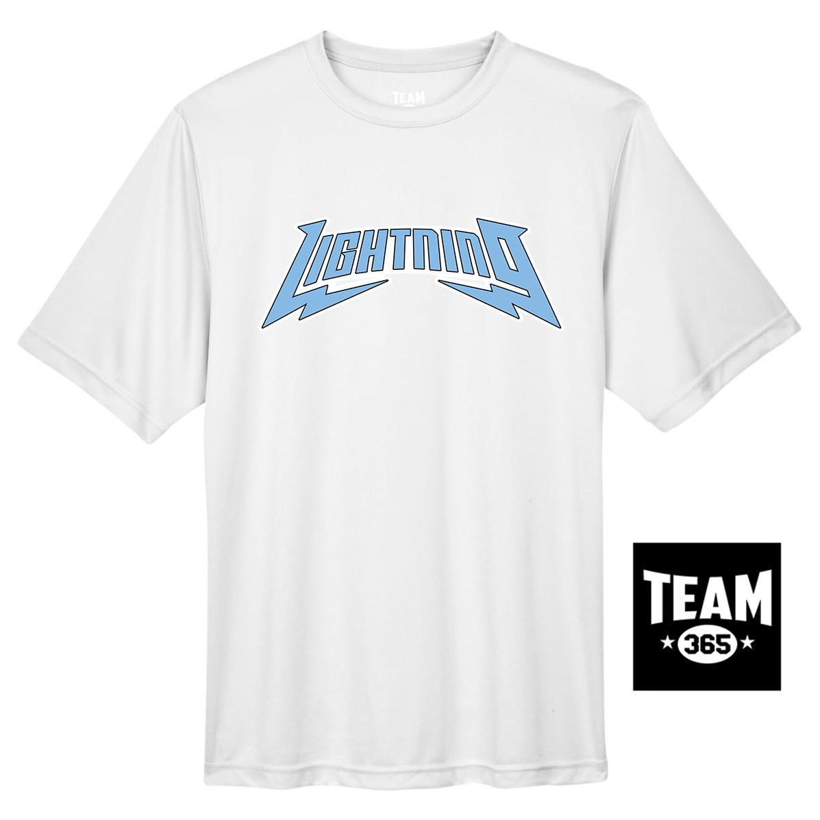 Team 365 TT11 Men's Zone Performance T-Shirt - Lightning Baseball