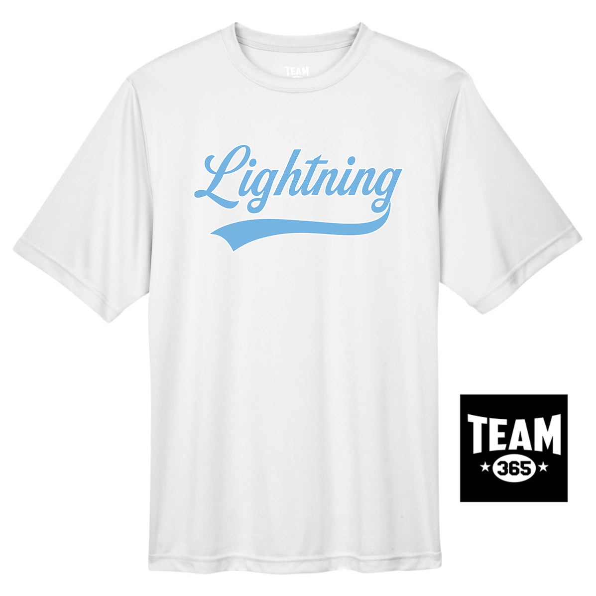 Team 365 TT11 Men's Zone Performance T-Shirt - Lightning Baseball