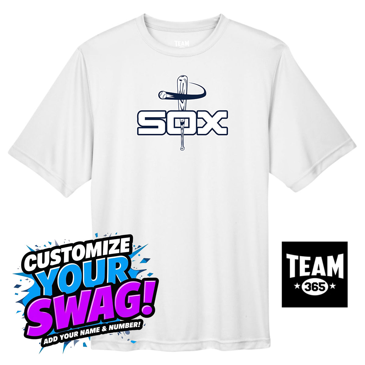 Team 365 Youth & Men's Zone Performance T-Shirt - East Coast Sox Baseball