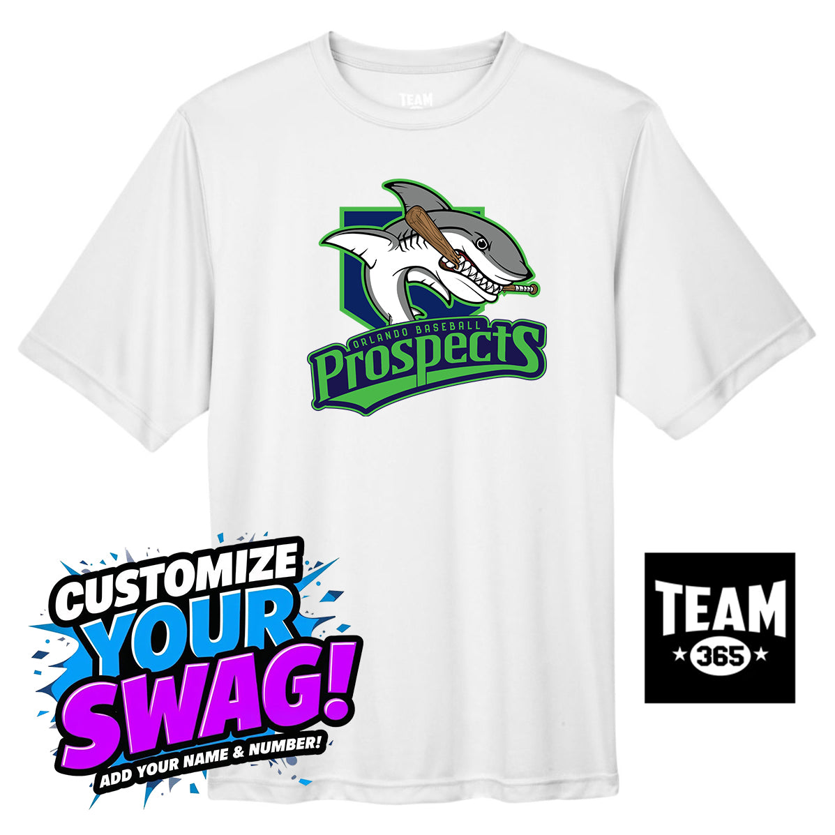 Team 365 Youth & Men's Zone Performance T-Shirt - OBP Land Sharks