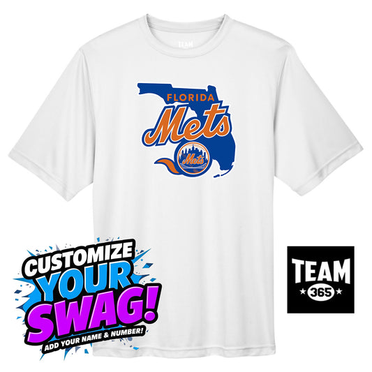 Team 365 Youth & Men's Zone Performance T-Shirt - Florida Mets Baseball