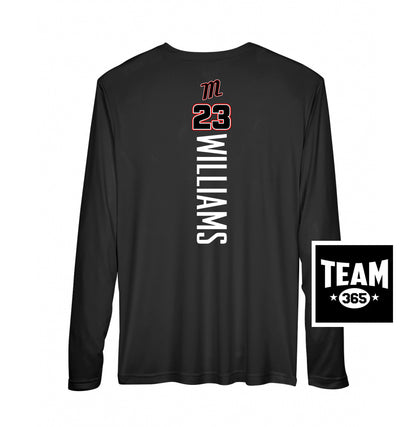Team 365 Youth & Men's Zone Performance Long-Sleeve T-Shirt - SYA Mets "M" Logo