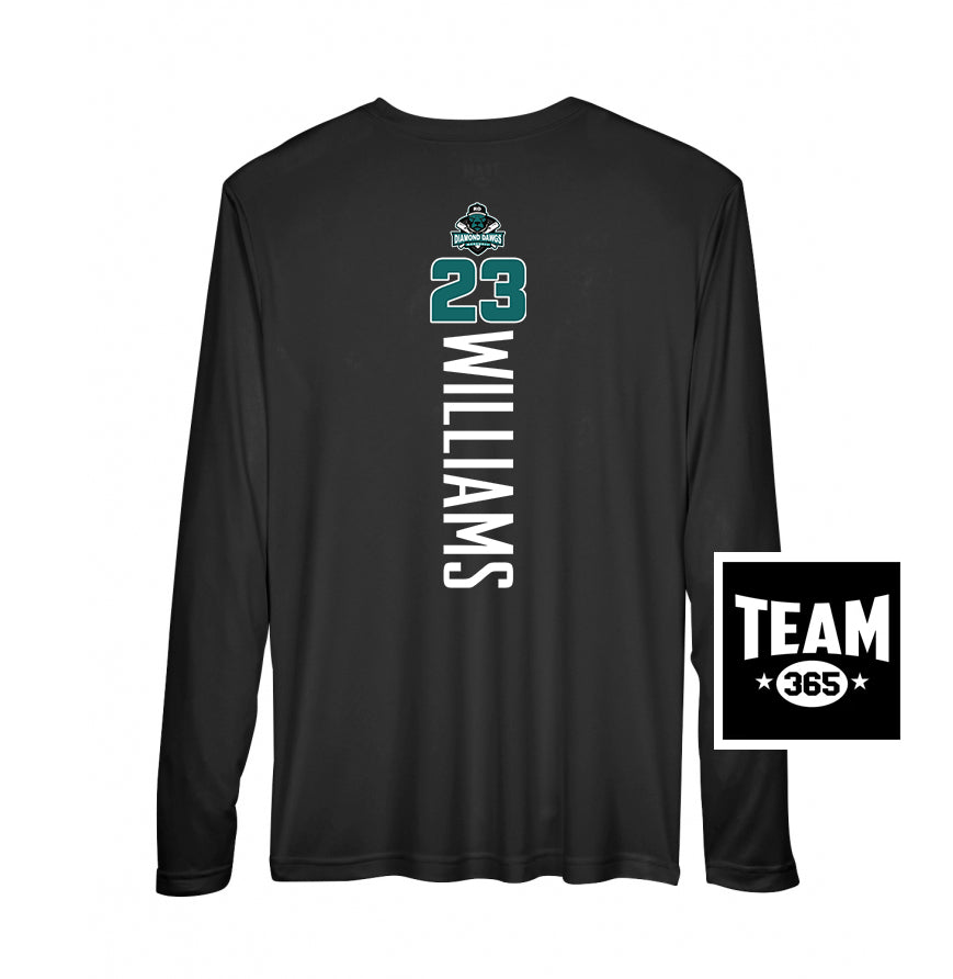 Team 365 Youth & Men's Zone Performance Long-Sleeve T-Shirt - Diamond Dawgs Baseball
