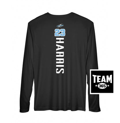 Team 365 Youth & Men's Zone Performance Long-Sleeve T-Shirt - Lightning Premier Softball