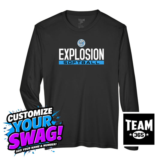 Team 365 Youth & Men's Zone Performance Long-Sleeve T-Shirt - Explosion Softball