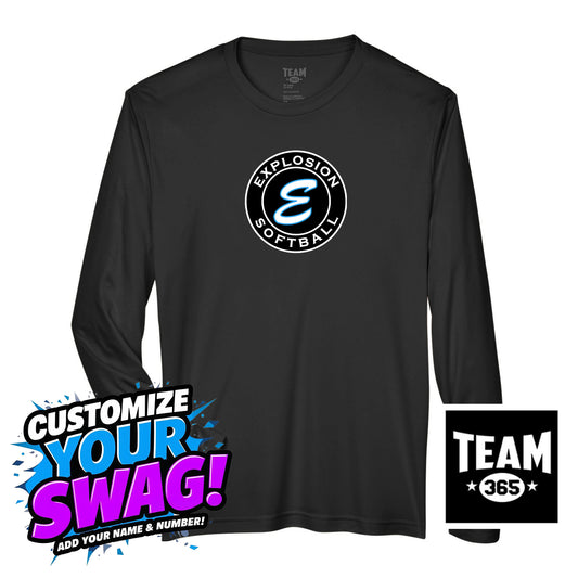 Team 365 Youth & Men's Zone Performance Long-Sleeve T-Shirt - Explosion Softball