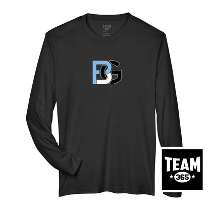 Team 365 TT11L Men's Zone Performance Long-Sleeve T-Shirt - Lightning Baseball