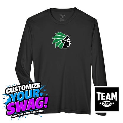 Team 365 Youth & Men's Zone Performance Long-Sleeve T-Shirt - Hopatcong Warriors Football & Cheer
