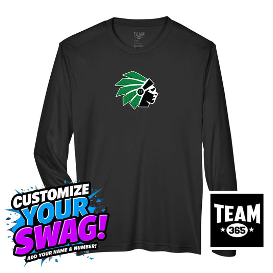 Team 365 Youth & Men's Zone Performance Long-Sleeve T-Shirt - Hopatcong Warriors Football & Cheer