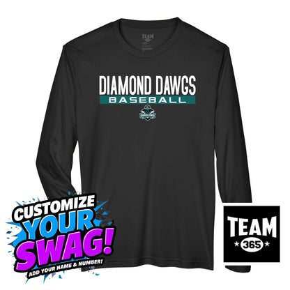 Team 365 Youth & Men's Zone Performance Long-Sleeve T-Shirt - Diamond Dawgs Baseball