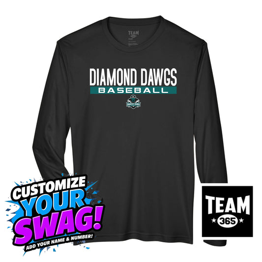 Team 365 Youth & Men's Zone Performance Long-Sleeve T-Shirt - Diamond Dawgs Baseball
