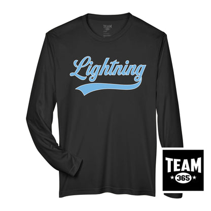 Team 365 TT11L Men's Zone Performance Long-Sleeve T-Shirt - Lightning Baseball