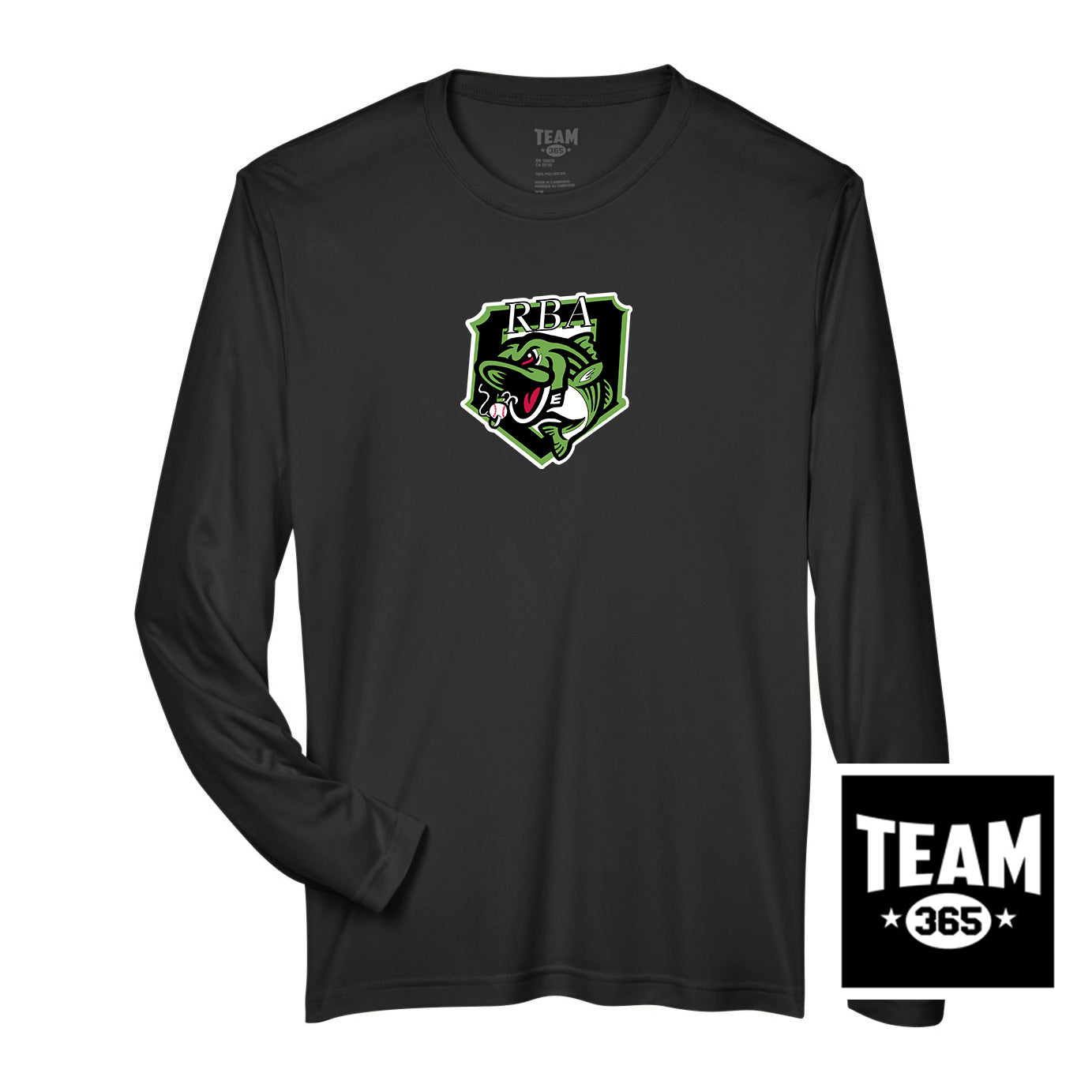Team 365 Youth & Men's Zone Performance Long-Sleeve T-Shirt - RBA Stripers Baseball