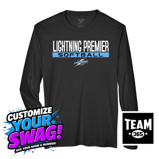 Team 365 Youth & Men's Zone Performance Long-Sleeve T-Shirt - Lightning Premier Softball