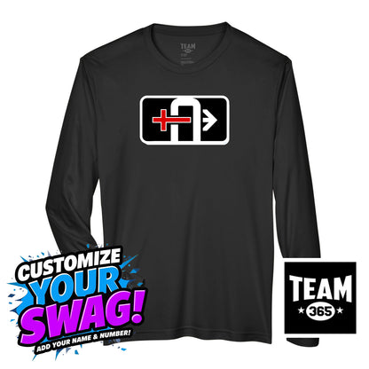 Team 365 Youth & Men's Zone Performance Long-Sleeve T-Shirt - Arrows Baseball