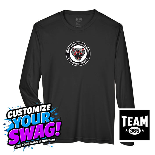 Team 365 Youth & Men's Zone Performance Long-Sleeve T-Shirt - Black Creek Cottonmouths