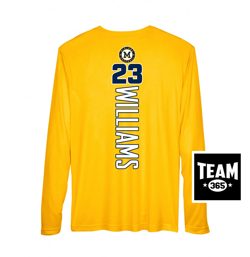Team 365 Youth & Men's Zone Performance Long-Sleeve T-Shirt - Midland Baseball