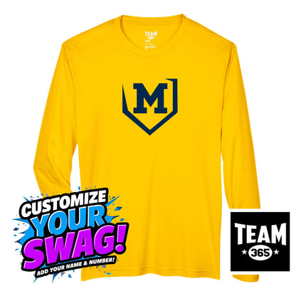 Team 365 Youth & Men's Zone Performance Long-Sleeve T-Shirt - Midland Bandits Baseball