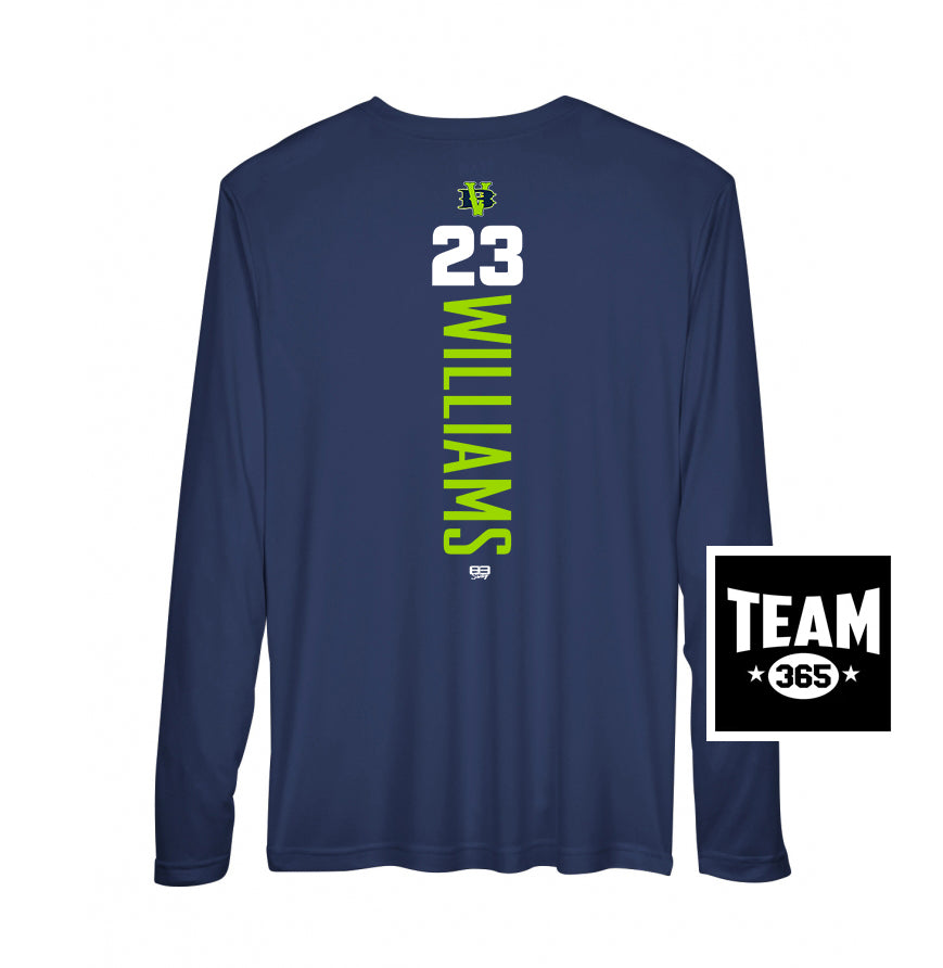 Team 365 Youth & Men's Zone Performance Long-Sleeve T-Shirt - VB Bombers Baseball