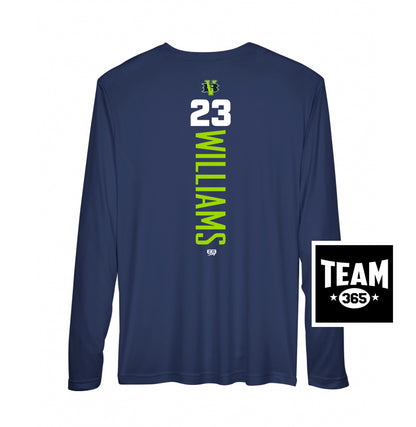Team 365 Youth & Men's Zone Performance Long-Sleeve T-Shirt - VB Bombers Baseball