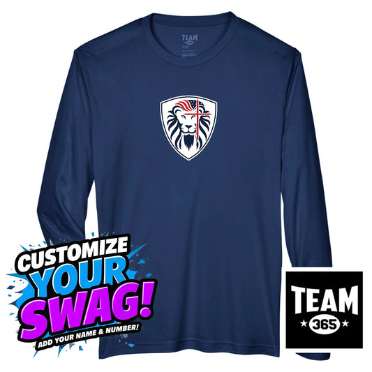 Team 365 Youth & Men's Zone Performance Long-Sleeve T-Shirt - Orlando Lions Baseball