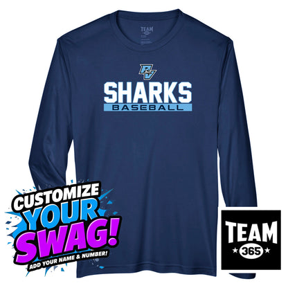 Team 365 Youth & Men's Zone Performance Long-Sleeve T-Shirt - PVAA Sharks