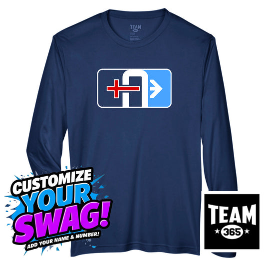 Team 365 Youth & Men's Zone Performance Long-Sleeve T-Shirt - Arrows Baseball