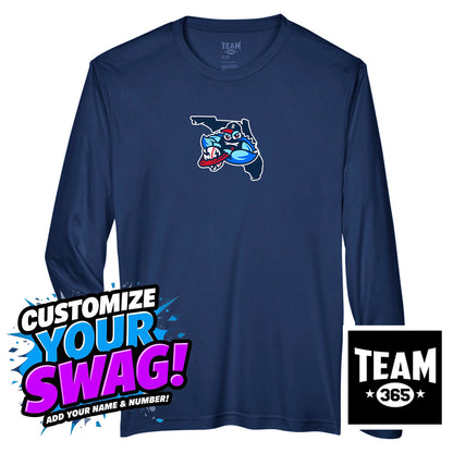 Team 365 Youth & Men's Zone Performance Long-Sleeve T-Shirt - FCA Blueclaws Baseball