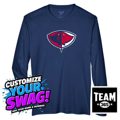 Team 365 Youth & Men's Zone Performance Long-Sleeve T-Shirt - Pasco Stingers Baseball