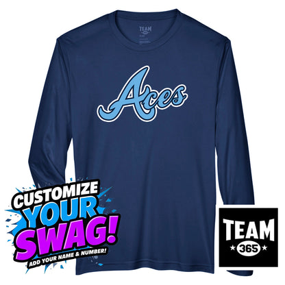 Team 365 Youth & Men's Zone Performance Long-Sleeve T-Shirt - Aces Baseball