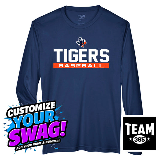 Team 365 Youth & Men's Zone Performance Long-Sleeve T-Shirt - Dallas Tigers Baseball