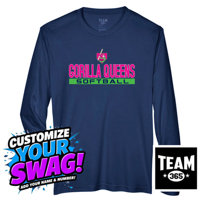 Team 365 Youth & Men's Zone Performance Long-Sleeve T-Shirt - OSP Gorilla Queens Softball