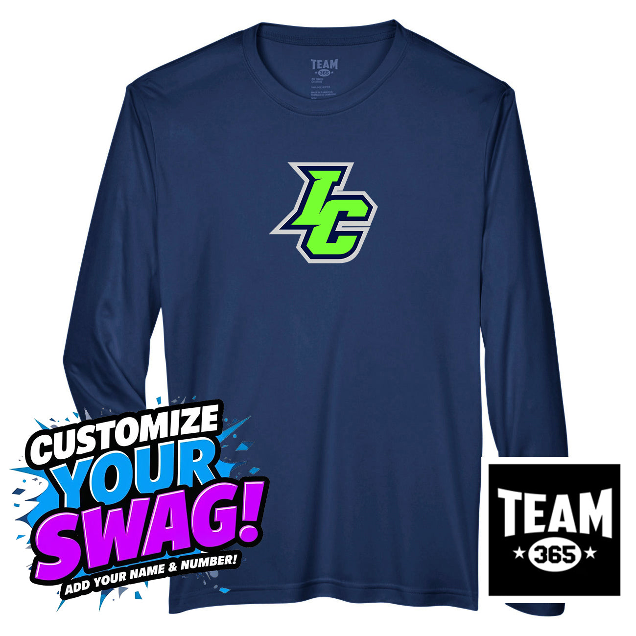 Team 365 Youth & Men's Zone Performance Long-Sleeve T-Shirt - Indy Clutch Baseball