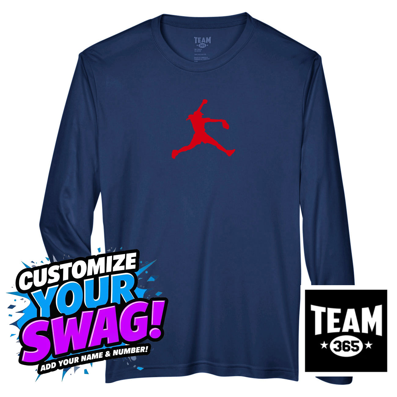 Team 365 Youth & Men's Zone Performance Long-Sleeve T-Shirt - KY Rockers Softball