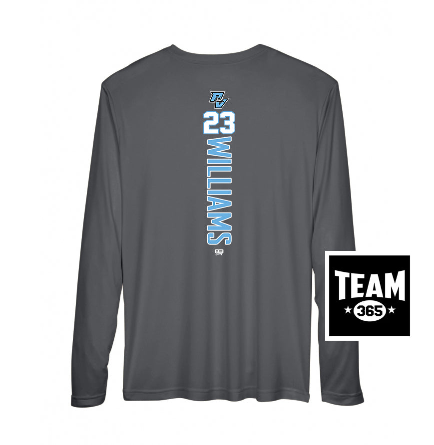 Team 365 Youth & Men's Zone Performance Long-Sleeve T-Shirt - PVAA Sharks Baseball