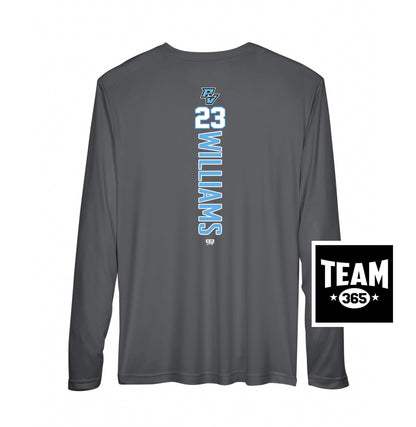 Team 365 Youth & Men's Zone Performance Long-Sleeve T-Shirt - PVAA Sharks Baseball