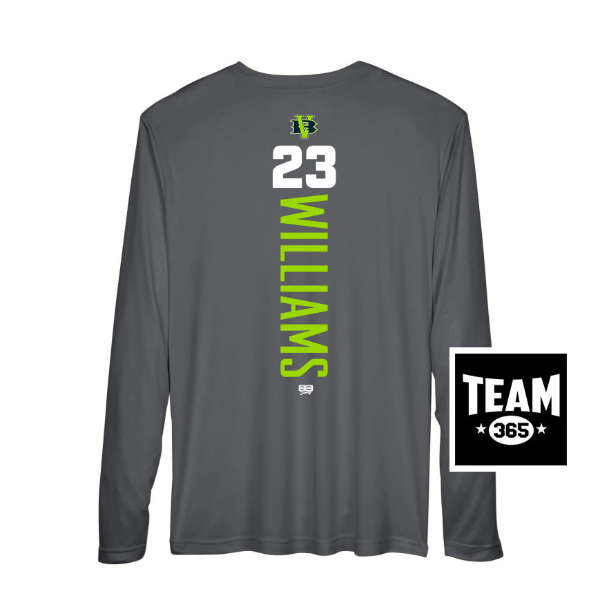 Team 365 Youth & Men's Zone Performance Long-Sleeve T-Shirt - VB Bombers Baseball