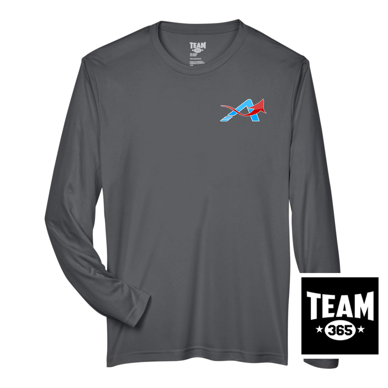 Team 365 Youth & Men's Zone Performance Long-Sleeve T-Shirt - A Degree Above