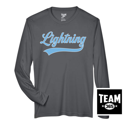 Team 365 TT11L Men's Zone Performance Long-Sleeve T-Shirt - Lightning Baseball