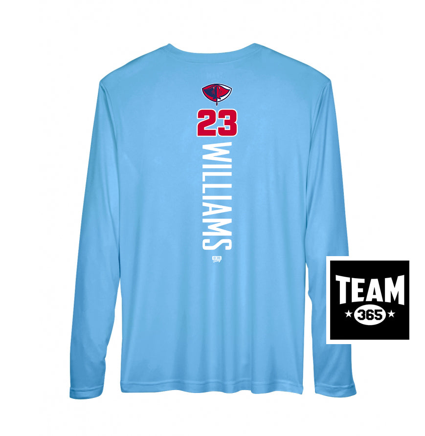 Team 365 Youth & Men's Zone Performance Long-Sleeve T-Shirt - Pasco Stingers Baseball