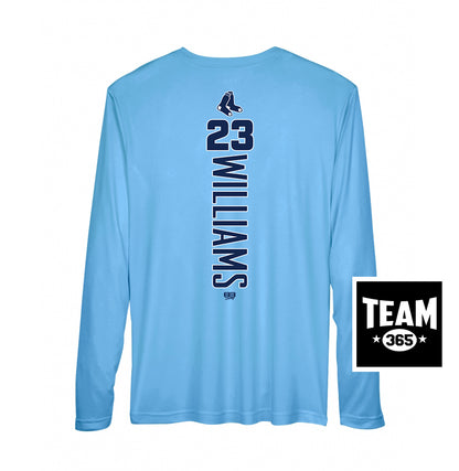 Team 365 Youth & Men's Zone Performance Long-Sleeve T-Shirt - Blue Sox Baseball