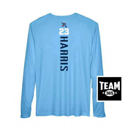 Team 365 Youth & Men's Zone Performance Long-Sleeve T-Shirt - FCA Blueclaws Baseball