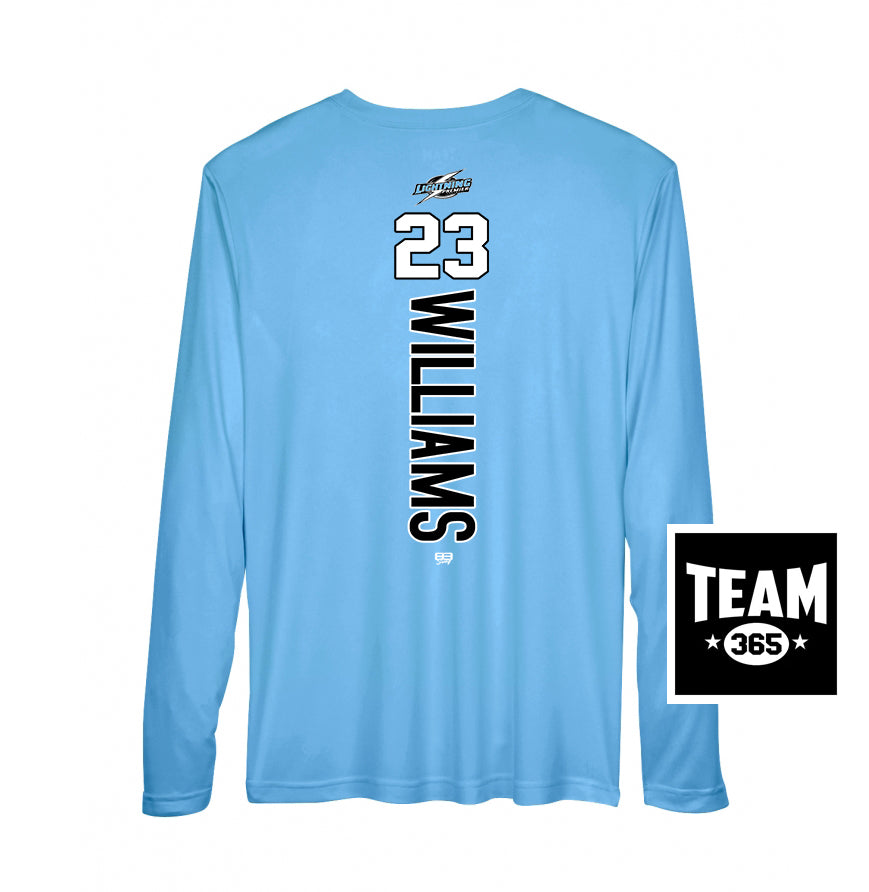 Team 365 Youth & Men's Zone Performance Long-Sleeve T-Shirt - Lightning Premier Softball