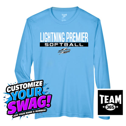 Team 365 Youth & Men's Zone Performance Long-Sleeve T-Shirt - Lightning Premier Softball