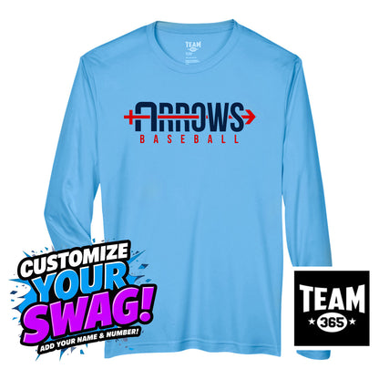 Team 365 Youth & Men's Zone Performance Long-Sleeve T-Shirt - Arrows Baseball