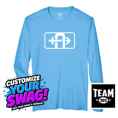 Team 365 Youth & Men's Zone Performance Long-Sleeve T-Shirt - Arrows Baseball