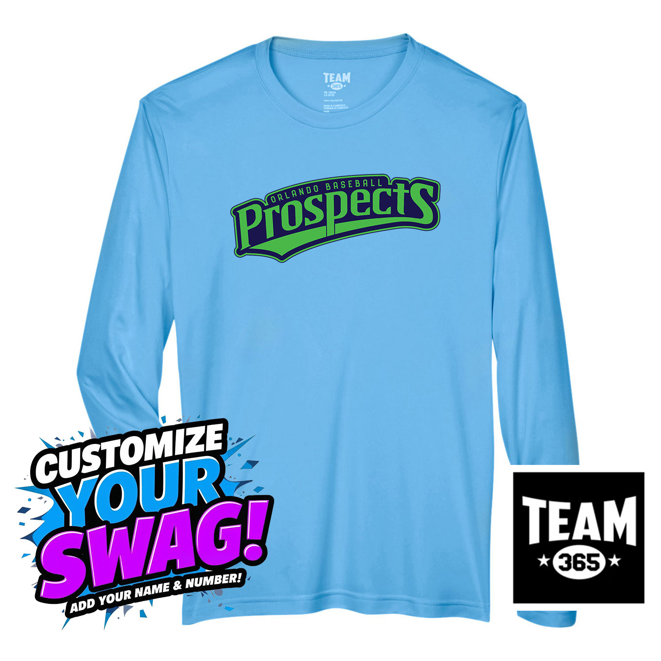 Team 365 Youth & Men's Zone Performance Long-Sleeve T-Shirt - OBP